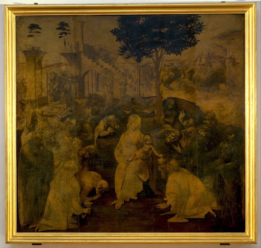 Adoration of the Magi Poster | Leonardo da Vinci Art Print (1481)