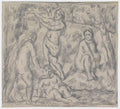 Study of Four Women Bathing Poster | Paul Cézanne Art Print (1879)