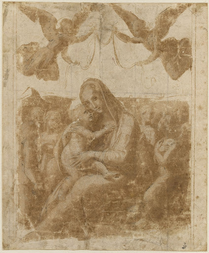 Madonna of Humility with Angels Poster | Raphael Art Print