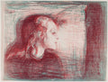 The Sick Child I (Lithograph) Poster | Edvard Munch Art Print (1896)