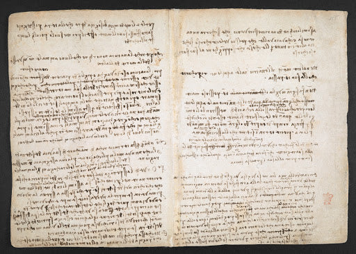 Codex Arundel Folio 156v Poster | Leonardo da Vinci Art Print