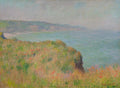 Edge of the Cliff at Pourville Poster | Claude Monet Art Print (1882)