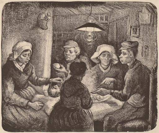 Potato Eaters Poster | Vincent van Gogh Art Print (1885)