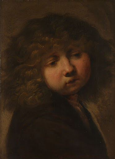 Head of a Boy Poster | Rembrandt van Rijn Art Print (1643)