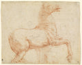 A Marble Horse on the Quirinal Hill Poster | Raphael Art Print (1513)
