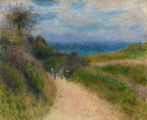 Road to Berneval Poster | Pierre-Auguste Renoir Art Print (1880)