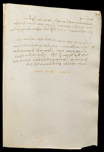 Codex Trivulzianus Page 75 Poster | Leonardo da Vinci Art Print (1487)