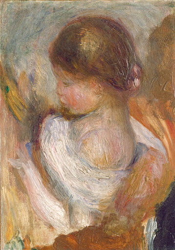 Young Girl Reading Poster | Pierre-Auguste Renoir Art Print (1888)