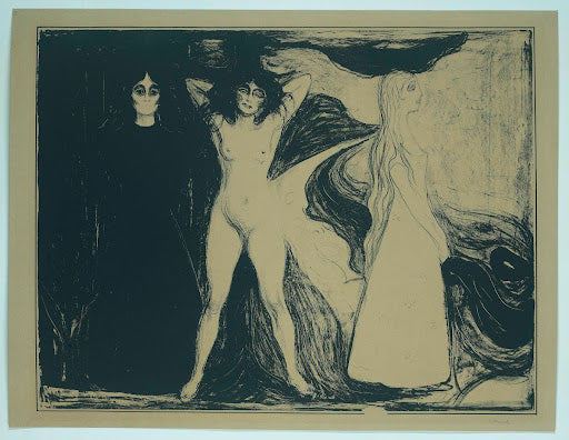 The Three Stages of Woman Poster | Edvard Munch Art Print