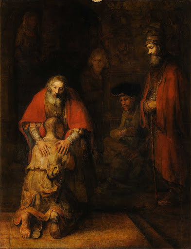 The Return of the Prodigal Son Poster | Rembrandt van Rijn Art Print (1668)