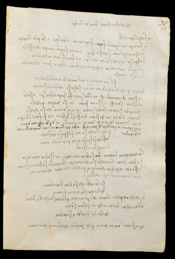 Codex Trivulzianus Page 69 Poster | Leonardo da Vinci Art Print (1487)