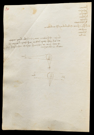 Codex Trivulzianus Page 20 Poster | Leonardo da Vinci Art Print (1487)