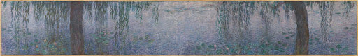 The Water Lilies – Clear Morning with Willows Poster | Claude Monet Art Print (1915)