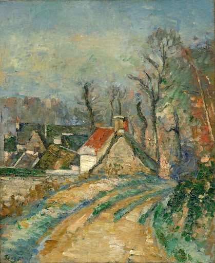 Detour in Auvers Poster | Paul Cézanne Art Print