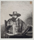 Portrait of Cornelis Claesz Anslo Poster | Rembrandt van Rijn Art Print (1641)