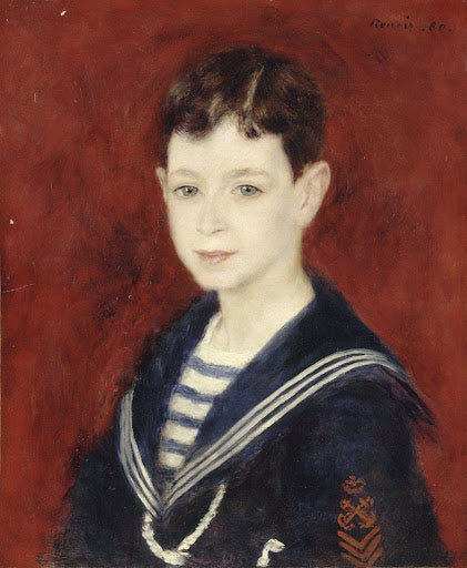 Fernand Halphen as a Boy Poster | Pierre-Auguste Renoir Art Print (1880)