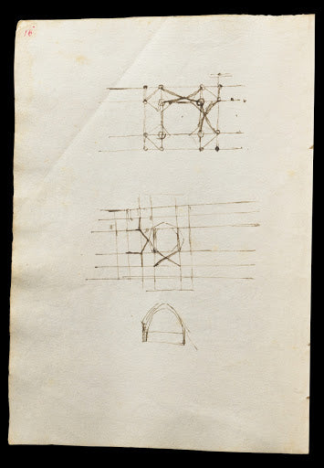 Codex Trivulzianus Page 16 Poster | Leonardo da Vinci Art Print (1487)