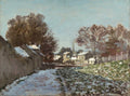 Snow at Argenteuil Poster | Claude Monet Art Print (1874)