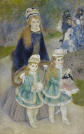 Mother and Children Poster | Pierre-Auguste Renoir Art Print (1876)