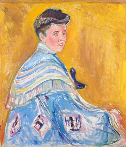 Portrait of Hanni Esche Poster | Edvard Munch Art Print (1905)