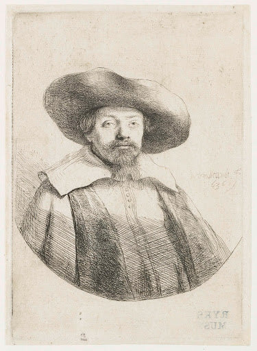Menasseh ben Israel Poster | Rembrandt van Rijn Art Print (1636)