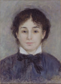 Young Woman in Blue Poster | Pierre-Auguste Renoir Art Print