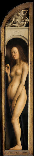 Ghent Altarpiece: Eve Poster | Hubert and Jan van Eyck Art Print (1432)