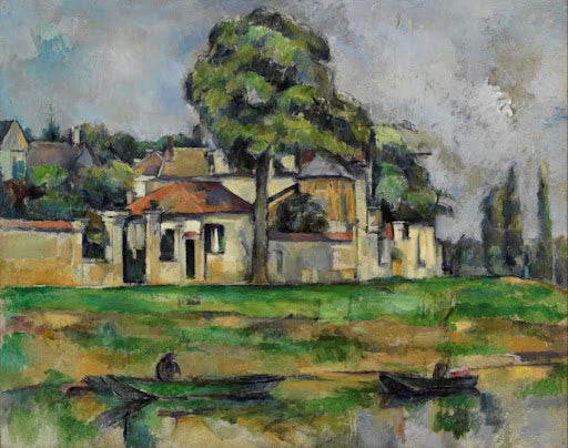 Banks of the Marne Poster | Paul Cézanne Art Print (1888)