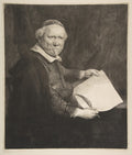 Lieven Willemsz van Coppenol, Writing Master Poster | Rembrandt van Rijn Art Print (1658)