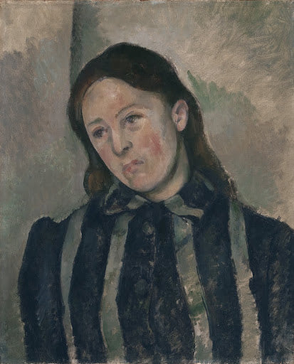 Portrait of Madame Cézanne Poster | Paul Cézanne Art Print (1890)