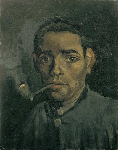 Head of a Man II Poster | Vincent van Gogh Art Print (1884)