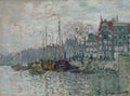 View of the Prins Hendrikkade and the Kromme Waal in Amsterdam Poster | Claude Monet Art Print (1874)