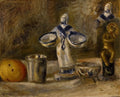 Still Life with a Faience Figure Poster | Pierre-Auguste Renoir Art Print (1880)
