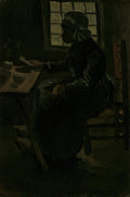 Woman at Table Poster | Vincent van Gogh Art Print (1885)