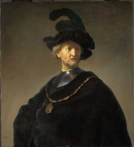 Old Man with a Gold Chain Poster | Rembrandt van Rijn Art Print (1631)