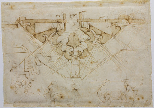 Fortification Study Poster | Michelangelo Art Print (1528)