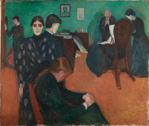 Death in the Sickroom Poster | Edvard Munch Art Print (1893)
