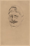 Knut Hamsun (Photogravure) Poster | After Edvard Munch Art Print (1896)