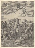 The Triumph of Galatea Poster | Marcantonio Raimondi after Raphael Art Print (1515)