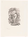 Woman at Vine Stock Poster | Pierre-Auguste Renoir Art Print (1904)