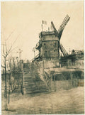 Moulin de la Galette II Poster | Vincent van Gogh Art Print (1887)
