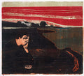 Evening. Melancholy I Poster | Edvard Munch Art Print (1896)