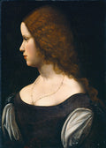 Portrait of a Young Lady Poster | Follower of Leonardo da Vinci Art Print (1500)