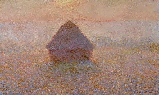 Grainstack, Sun in the Mist Poster | Claude Monet Art Print (1891)