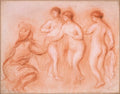 The Judgement of Paris Poster | Pierre-Auguste Renoir Art Print (1908)