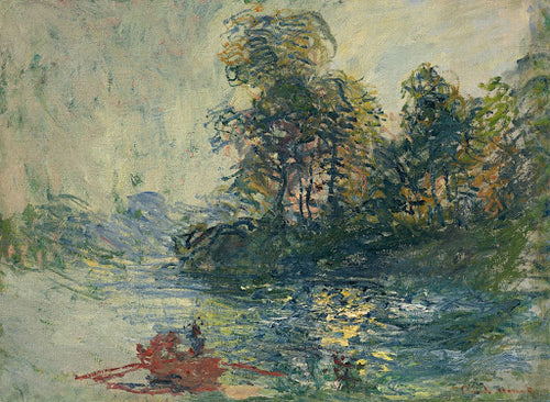 The River Poster | Claude Monet Art Print (1881)