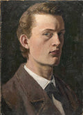 Self-Portrait Poster | Edvard Munch Art Print (1882)