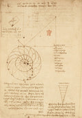 Study for the Design of an Overbalanced Wheel II Poster | Leonardo da Vinci Art Print (1495)