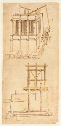 Codex Atlanticus Folio 1099 Recto Poster | Leonardo da Vinci Art Print