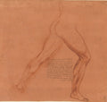 The Legs of a Male Nude II Poster | Leonardo da Vinci Art Print (1506)